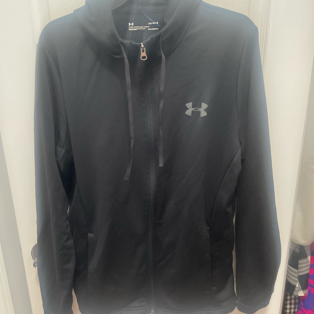 Under Armour Men's Black Full-Zip Hoodie - Picture 5 of 14
